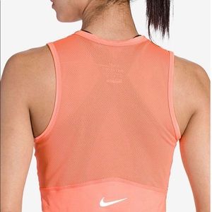 nike miler women's cropped running tank